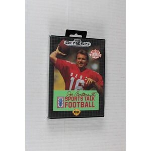 Joe Montana II Sports Talk Football (Sega Genesis, 1991) with Case